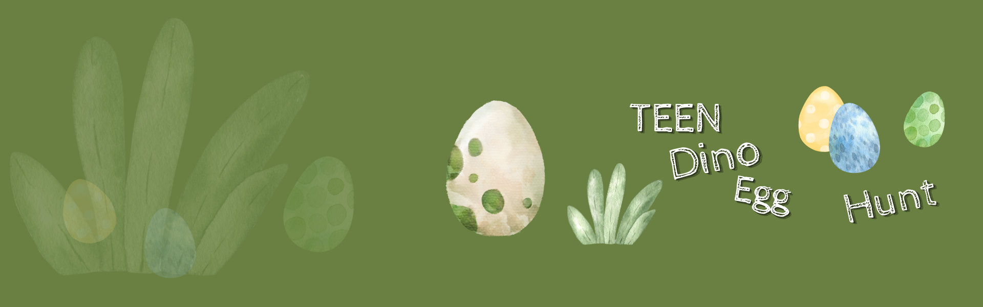 teen dino egg hunt