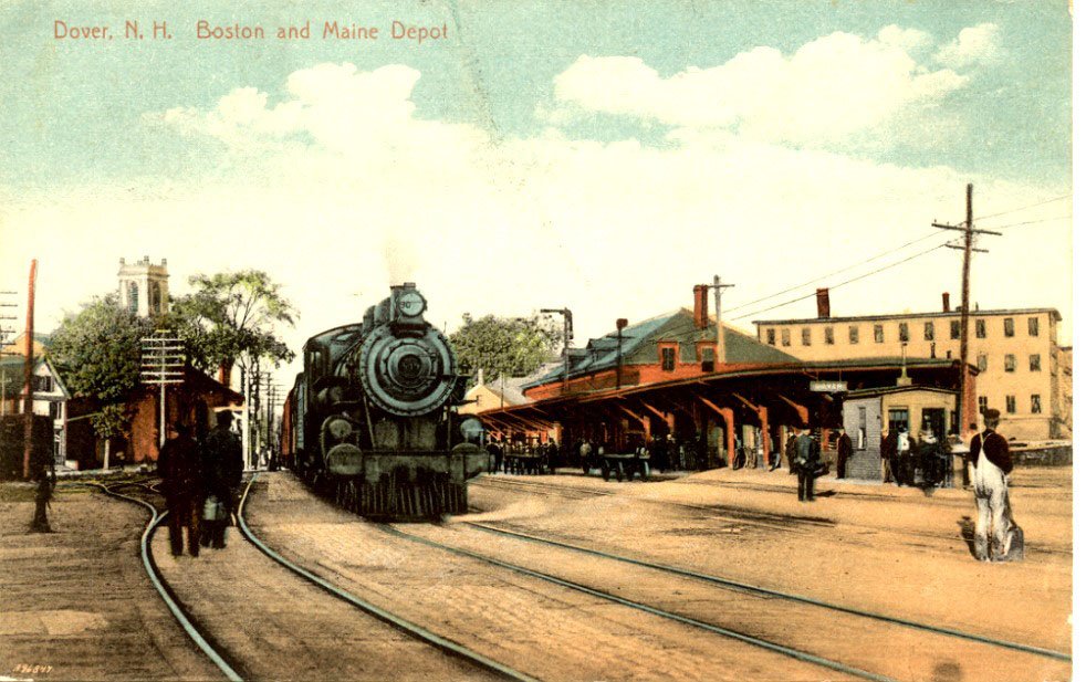 Boston and Maine Depot in Dover, N. H.