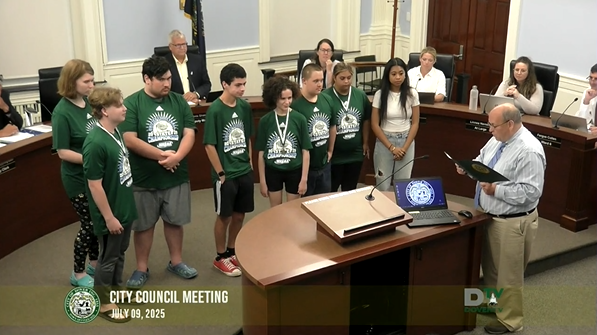 Video thumbnail of City Council meeting on 7/9/2025