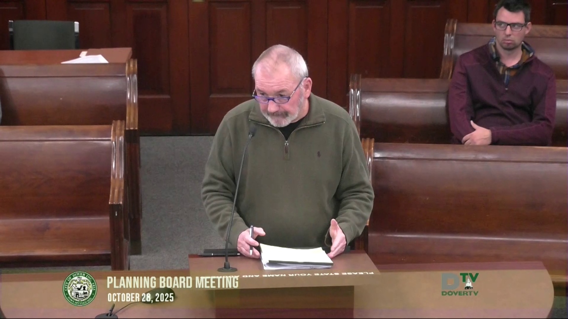 Planning Board meeting, 10/28/2025