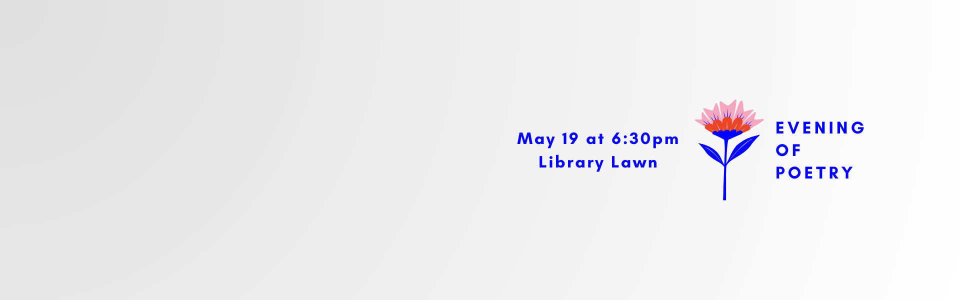 evening of poetry banner