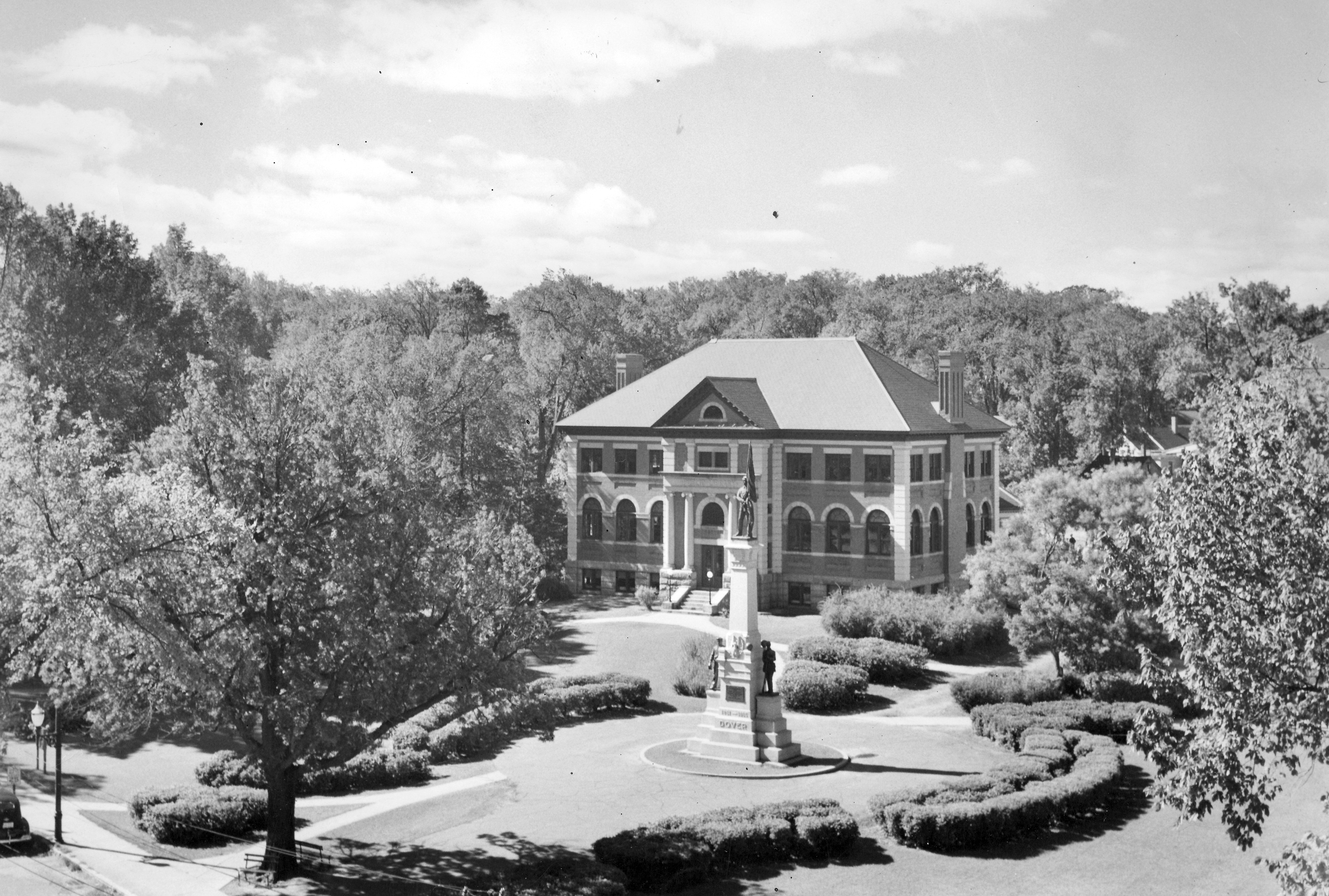 Dover Public Library aerial