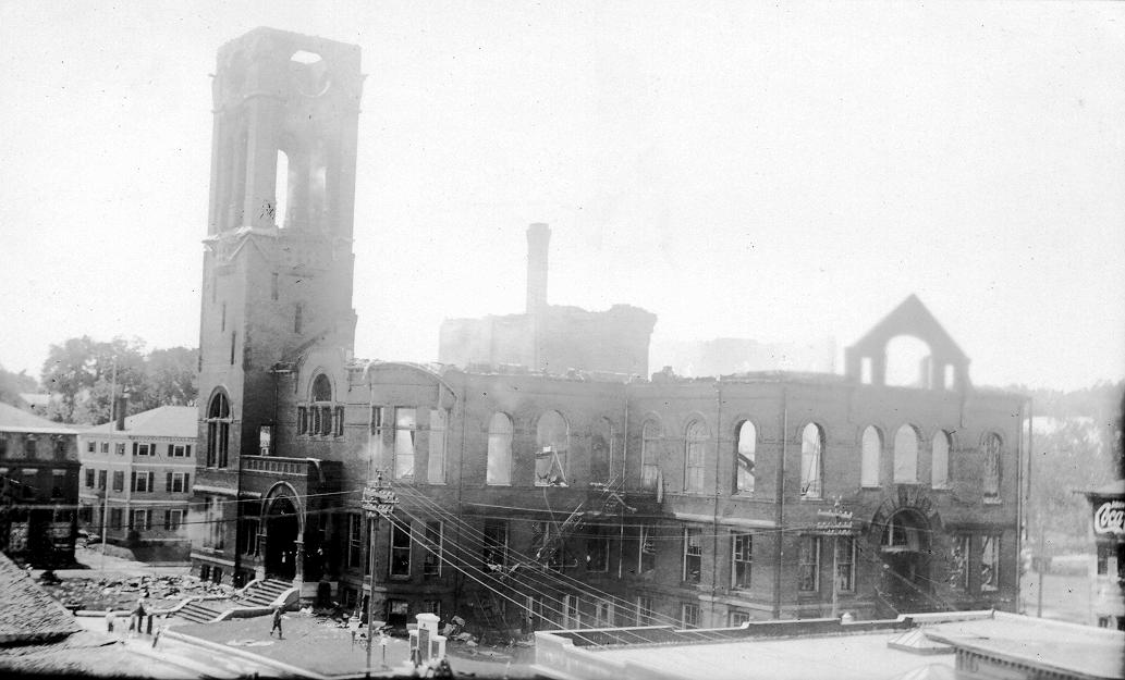 The Ruins of the City Hall and Opera House