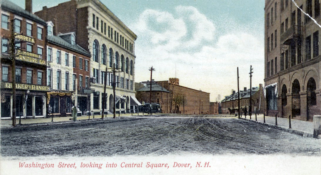 Washington Street looking into Central Square