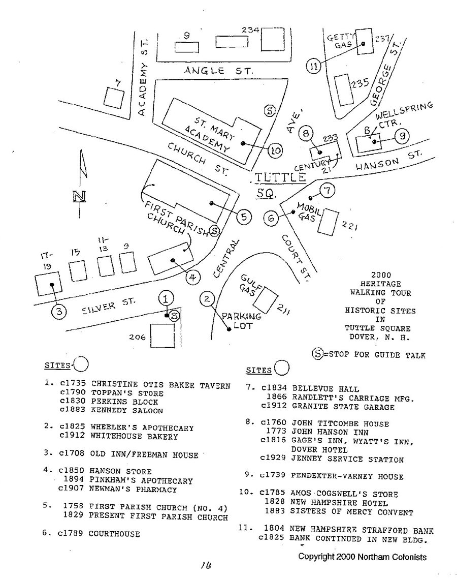 2000 Heritage Walking Tour Map