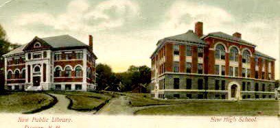 Dover Public Library and Dover High School