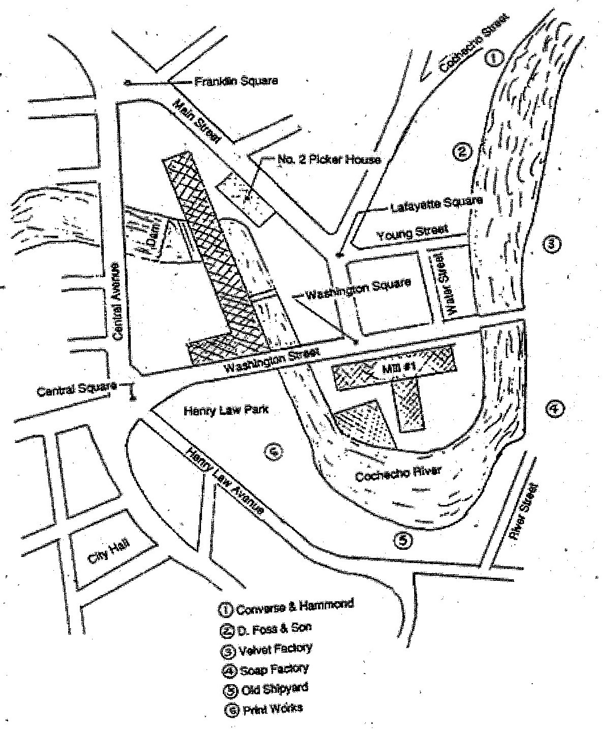 2003 Heritage Walking Tour route