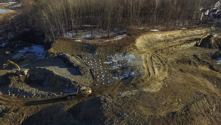 bluff excavation