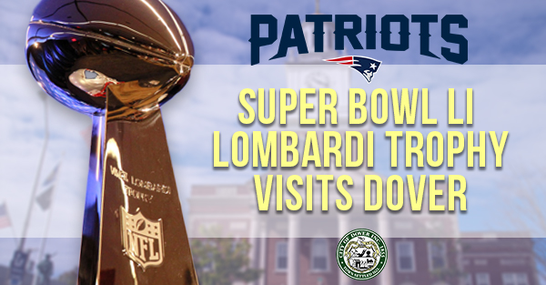 Lombardi Trophy in Dover