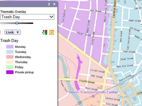 Online Map - Trash Day