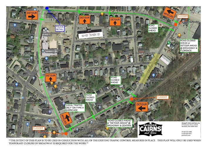 Broadway Closure, Dec. 9-11, 2020