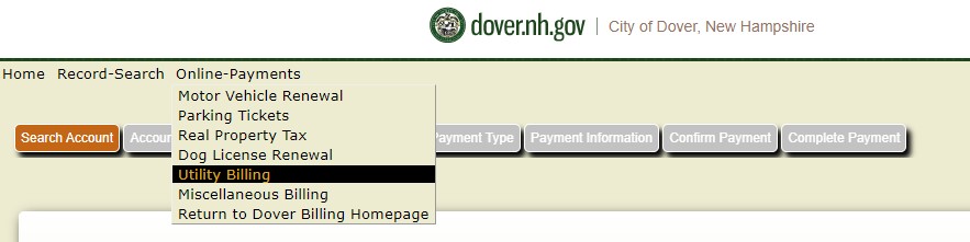 Utility Bill Payment