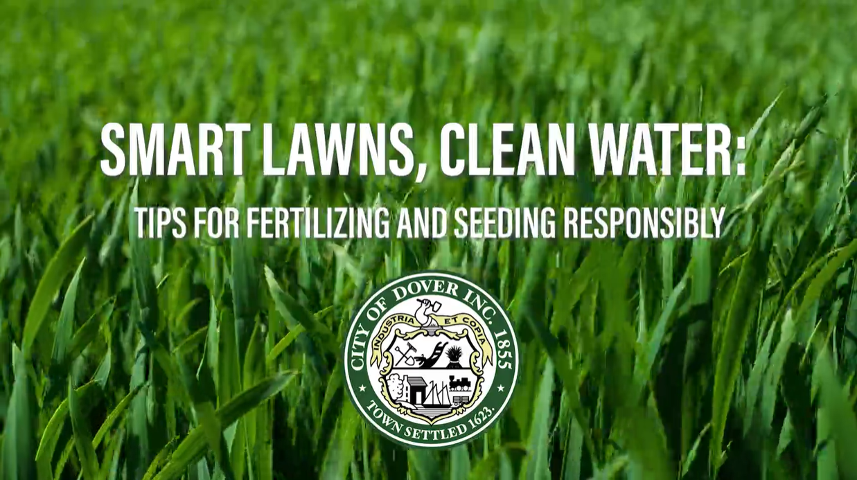 Video thumbnail of public information video on tips for fertilizing and seeding lawns responsibly
