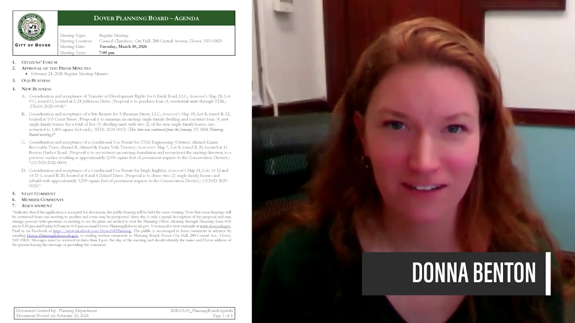 Planning Board Preview, 3/10/2026