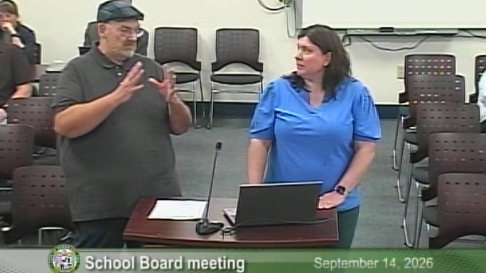 School Board, 9/14/2026