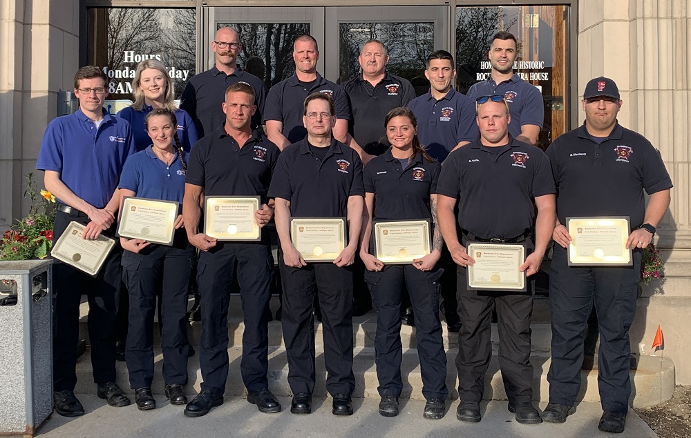 Firefighters recognized
